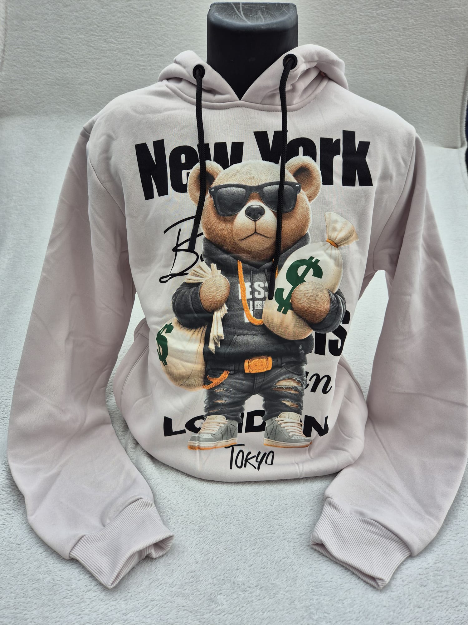 π½ Nieuw: New York Hoodies met stoere beer-print!