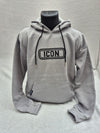Icon Hoodies met glitter beer print! grijs