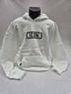 Icon Hoodies met glitter beer print wit