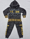 Stoere kinderpakken van het merk ICON!  zwart goud